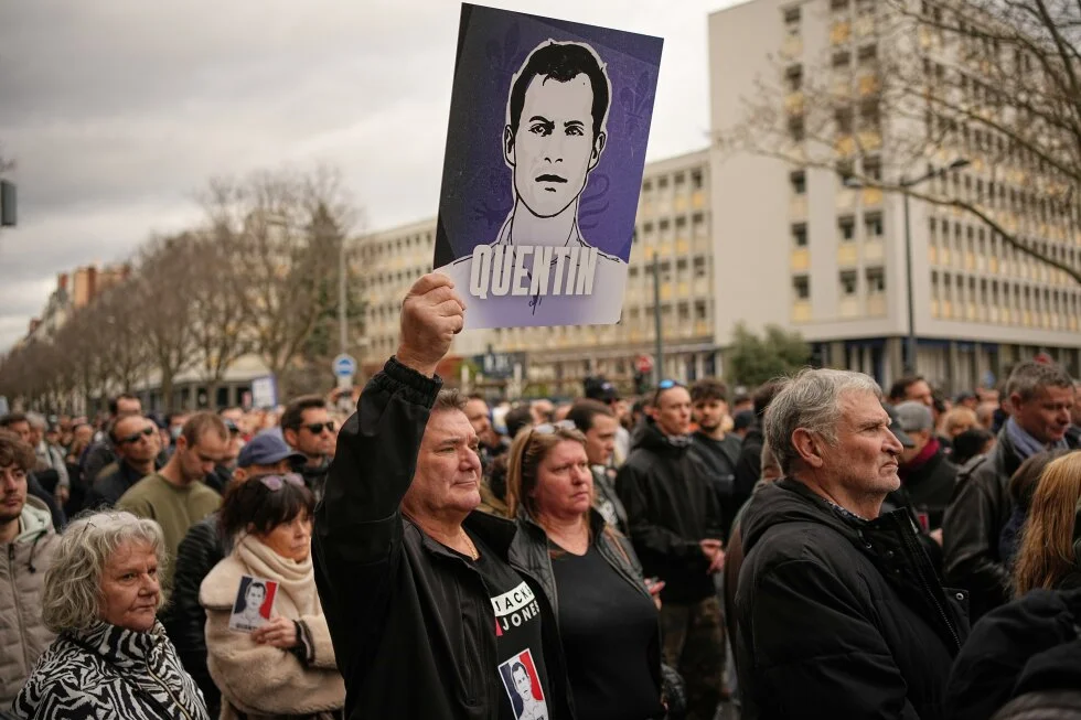 Macron urges calm as Lyon protests nationalist activist's death
