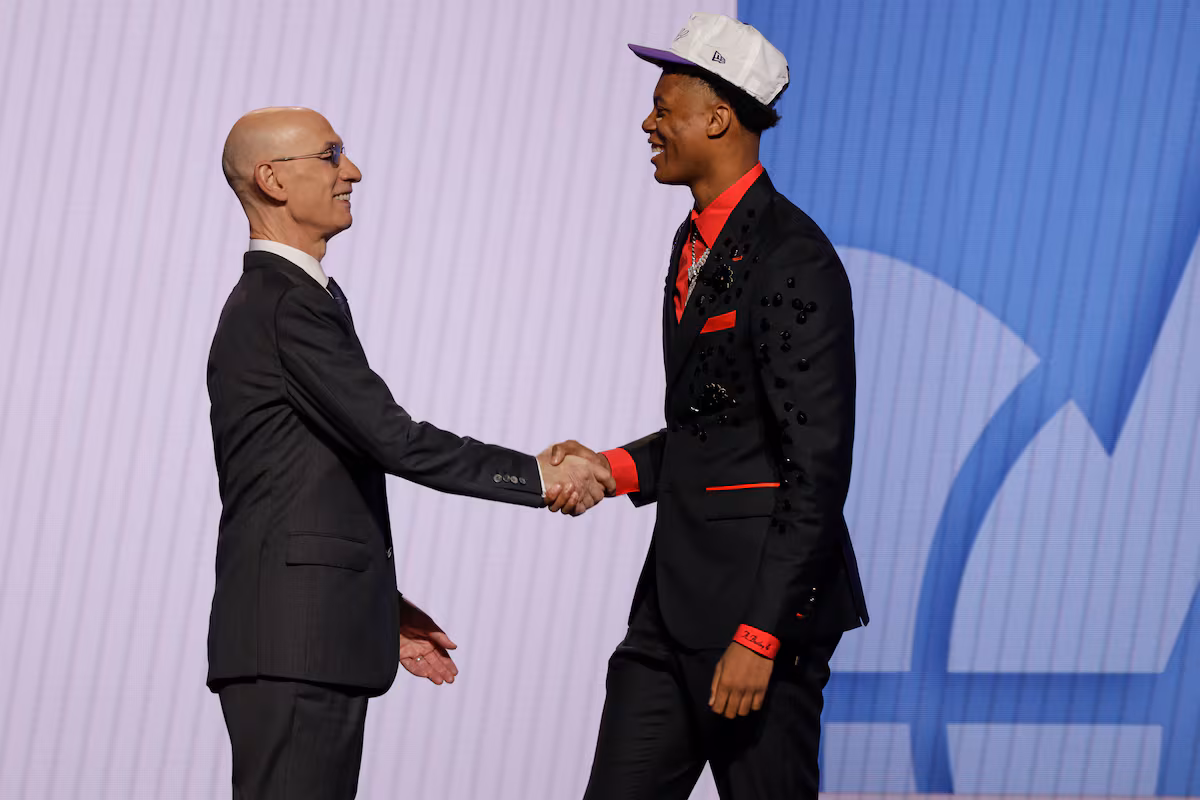 Featured image for Ace Bailey Reacts to Utah Jazz Drafting Him at No. 5