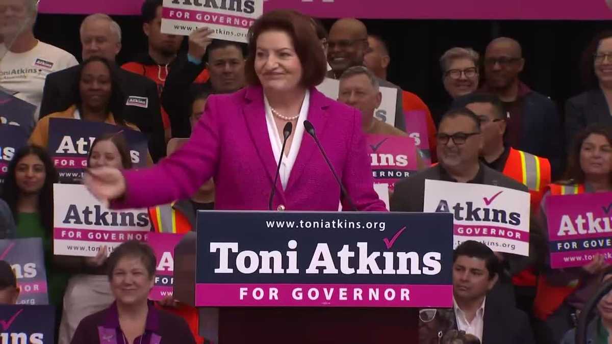 Featured image for "Sen. Toni Atkins Announces 2026 California Governor Bid, Aims to Make History"
