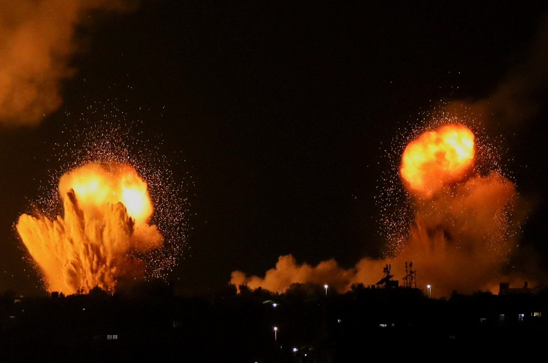 Israel responds with artillery and strikes after rocket attacks from Syria, Lebanon, and Gaza.