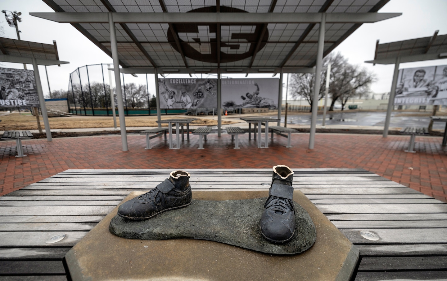 "Vandalized: Jackie Robinson Statue Stolen and Burned in Wichita"