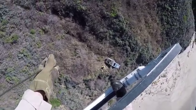 Featured image for "Two-Day Cliffside Rescue: Man Saved After Car Plunges Off Big Sur"