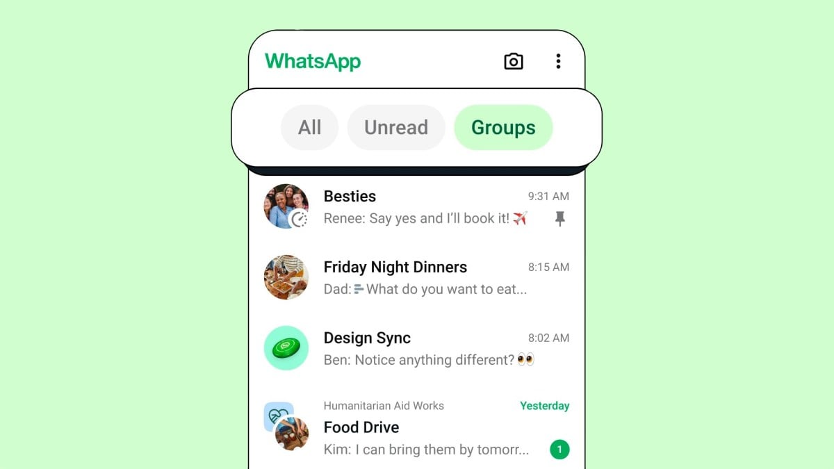 Featured image for "WhatsApp Introduces Chat Filters for Faster Message Retrieval"