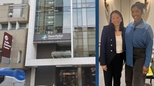 Featured image for Chadwick Boseman's Wife Raises Colorectal Cancer Awareness at Boston Dana-Farber