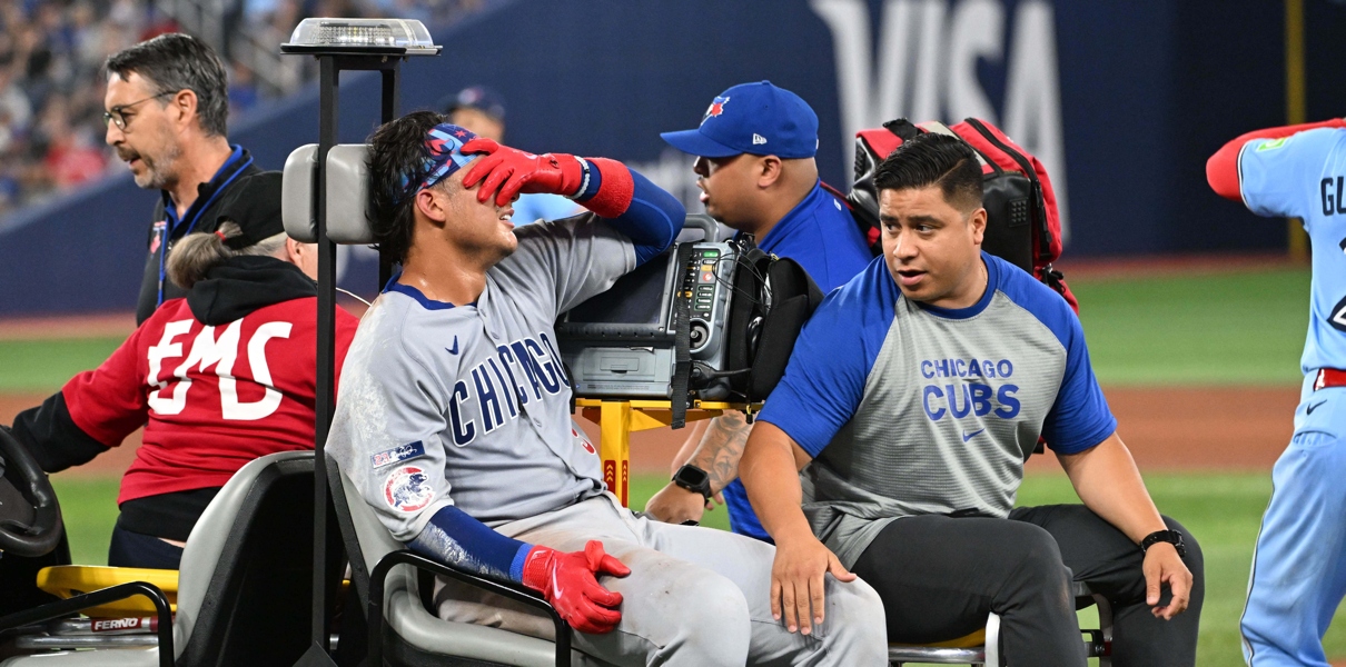 Featured image for Cubs' Amaya Reinjures Ankle in Return from IL