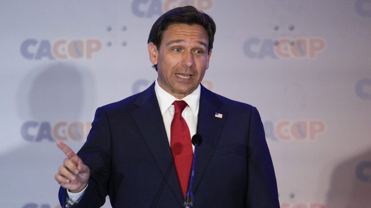 Featured image for "DeSantis Takes Aim at Trump and Promotes Florida Politics in California Speech"