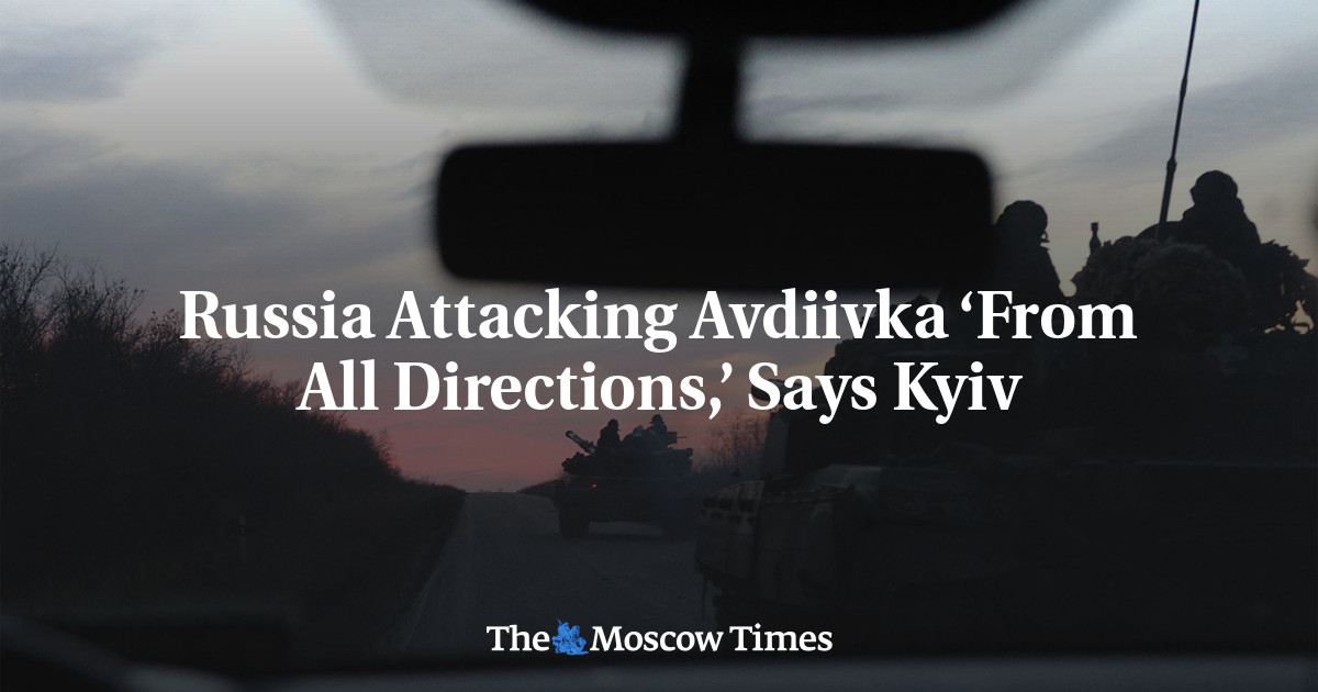 Kyiv Accuses Russia of Multi-Directional Attack on Avdiivka