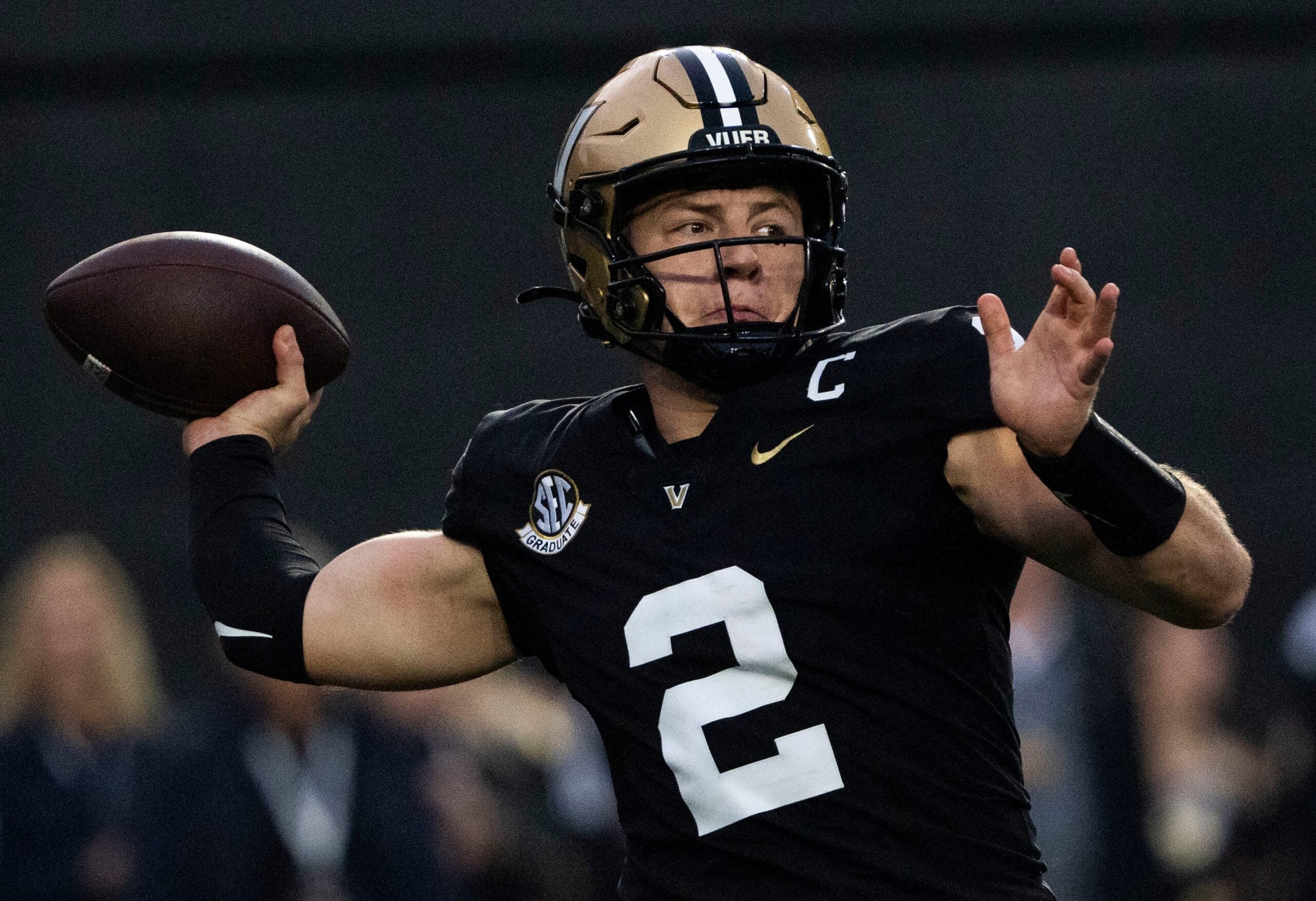 Featured image for Vanderbilt's Diego Pavia Battles NCAA for Seventh Football Season