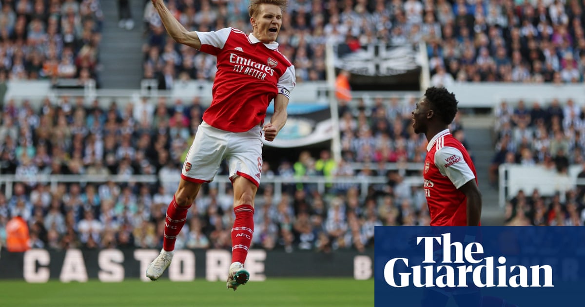 Featured image for Martin Ødegaard leads Arsenal to victory over Newcastle in Premier League.