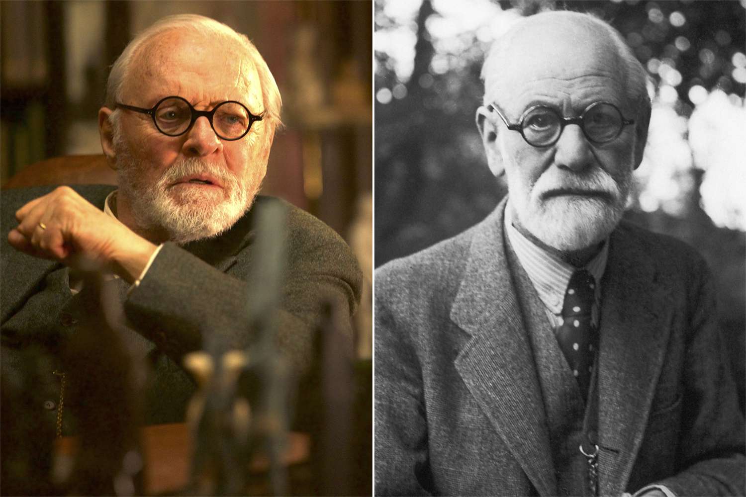 Featured image for Anthony Hopkins and Matthew Goode Clash in 'Freud's Last Session' Trailer