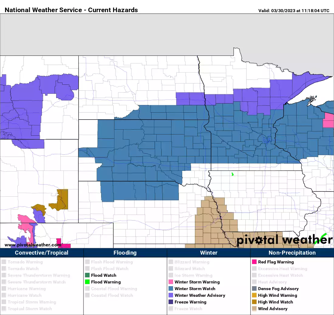 Wintry Mix and Snow Expected Through the Week.