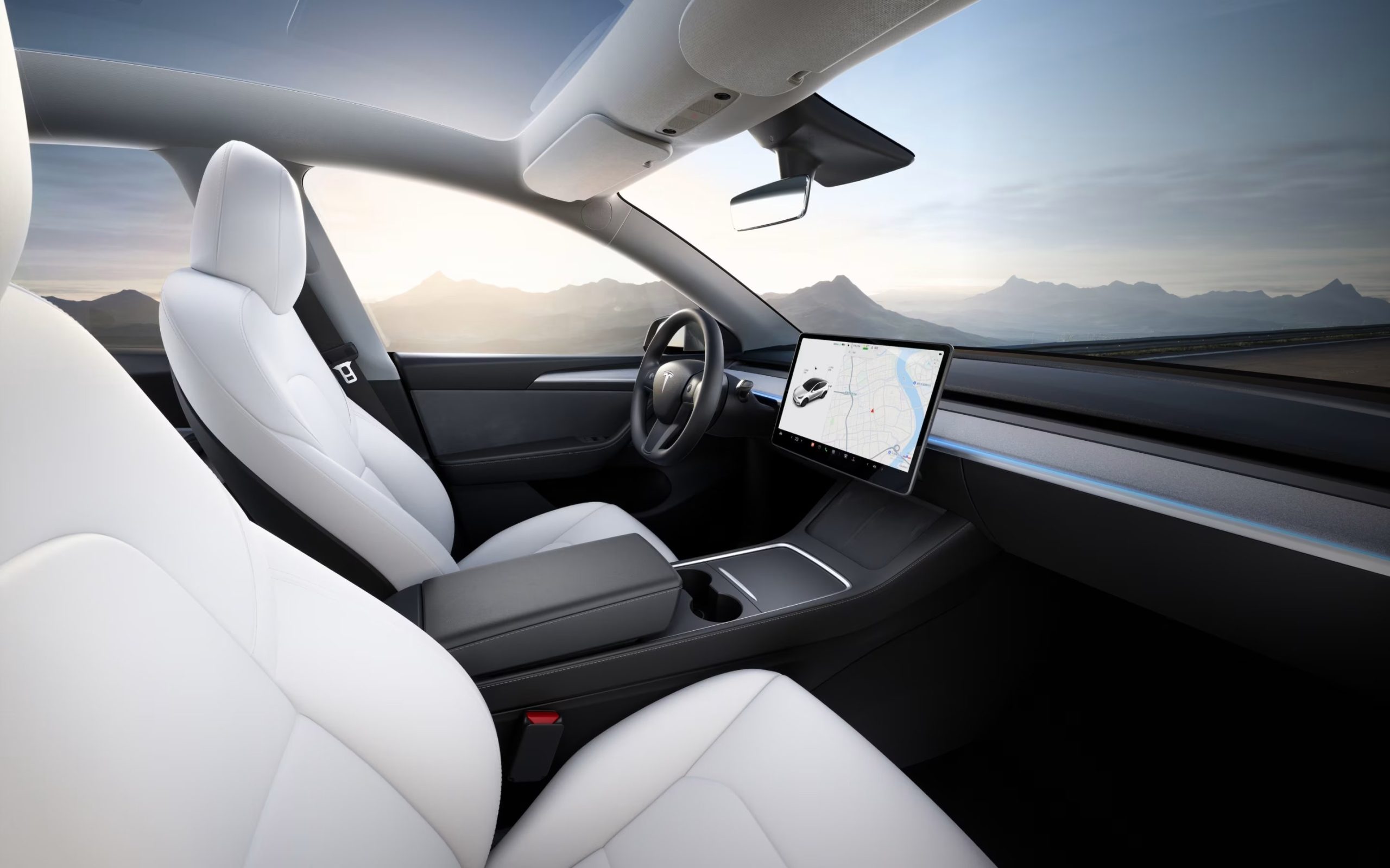 "Tesla Enhances Model Y in China with Ambient Lights and Stylish Wheels"