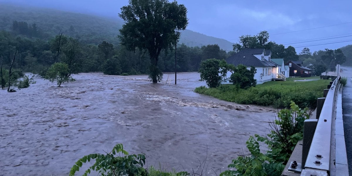 Devastating Floods Ravage Vermont, Causing Widespread Damage and Road Closures