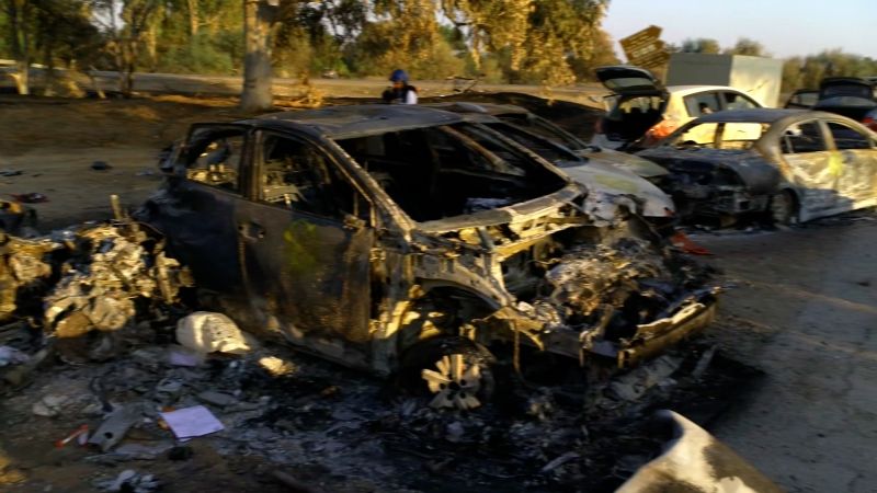 Featured image for Hamas Gunman's Unrestrained Shooting at Music Festival Captured on Dashcam