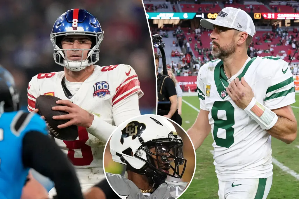 Featured image for Giants Face Quarterback Dilemma Amid Struggles and Future Draft Considerations