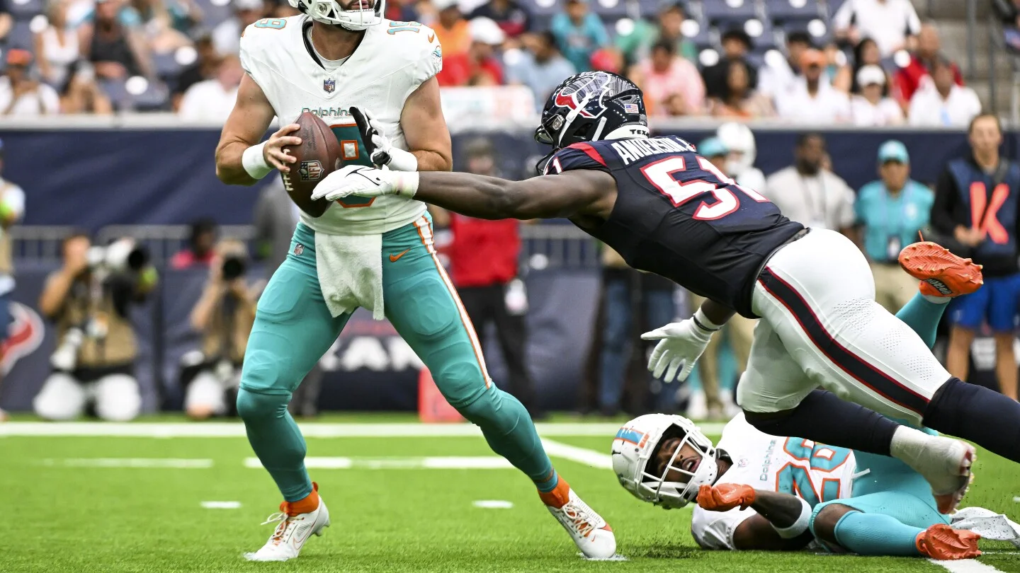 "Dolphins' Will Anderson Jr. Disrupts Miami Offense, Earns Praise from DeMeco Ryan"
