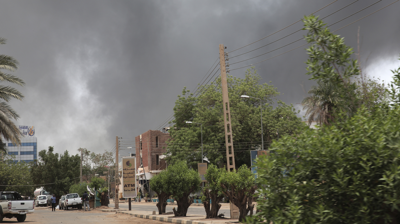 Military and paramilitary forces clash in Sudan's capital, claiming control of key sites.