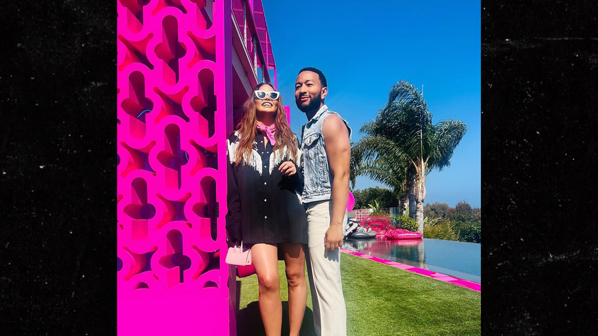 Featured image for "John Legend, Chrissy Teigen, and Kids Live the Barbie Dream at Malibu Dreamhouse"