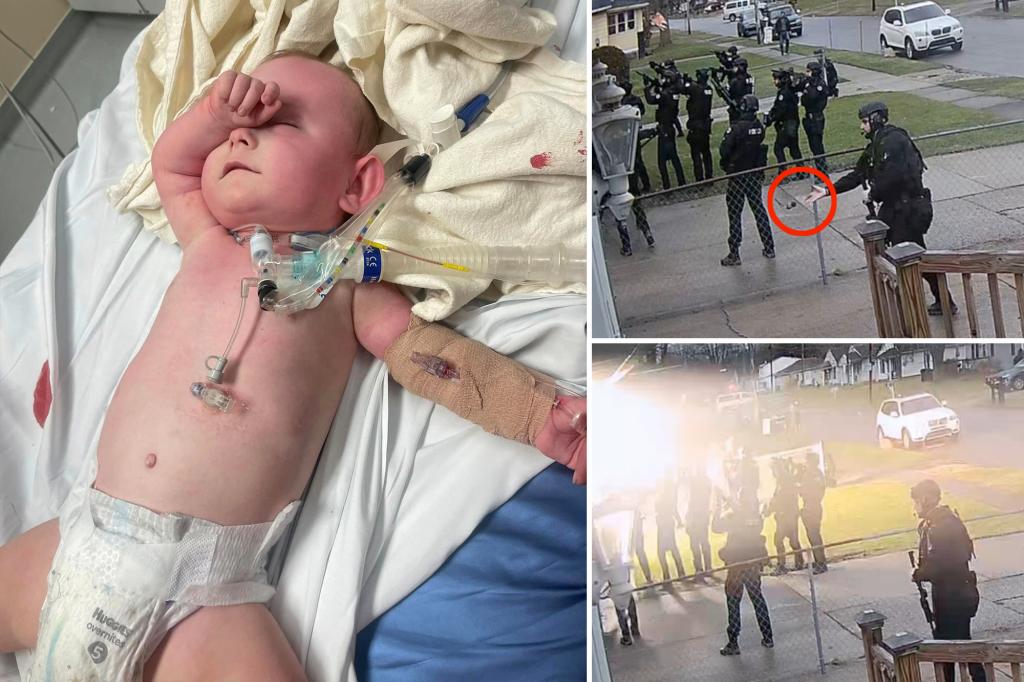 Ohio Mom's Baby Hospitalized After Police Flash-Bang Blasts in Mistaken Raid