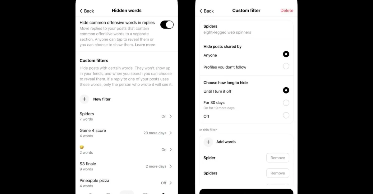 Featured image for Threads Introduces Advanced Word Filtering and Spoiler Management Features