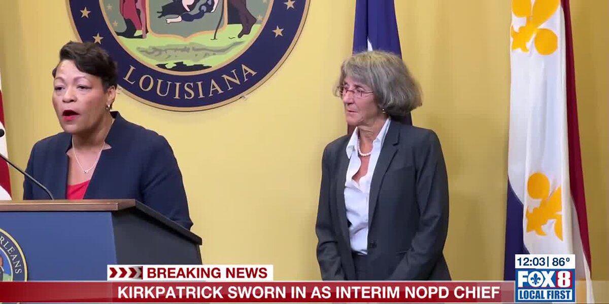 Featured image for "Anne Kirkpatrick assumes interim NOPD chief role, faces council confirmation"
