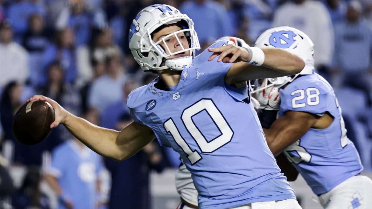 Featured image for "Live Coverage: UNC Quarterback Drake Maye's Pro Day on NFL+ at 3:30 p.m. ET"