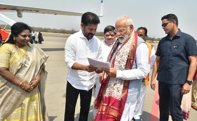 Featured image for "Revanth Reddy's Surprising Bonhomie with Modi and Traffic Woes in Hyderabad"