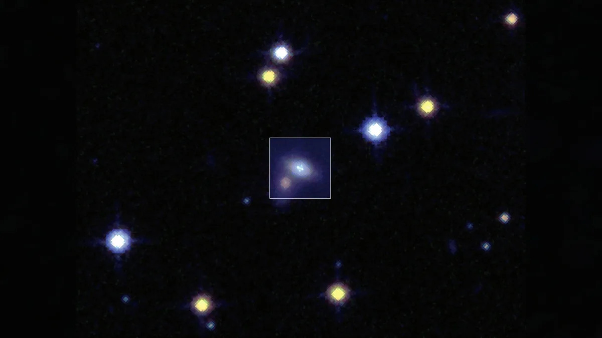 Featured image for "Rare Supernova Unveiled Through Einstein's Theory and Cosmic Magnifying Glasses"