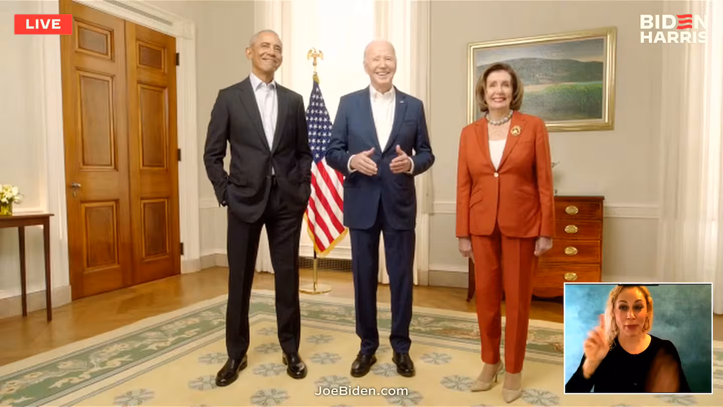 "Obama, Biden, and Pelosi Unite to Champion Obamacare in Biden's Reelection Campaign"