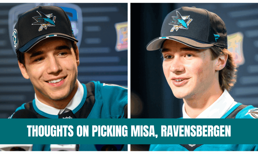 Featured image for Sharks and Ravensbergen highlight 2025 NHL Draft highlights
