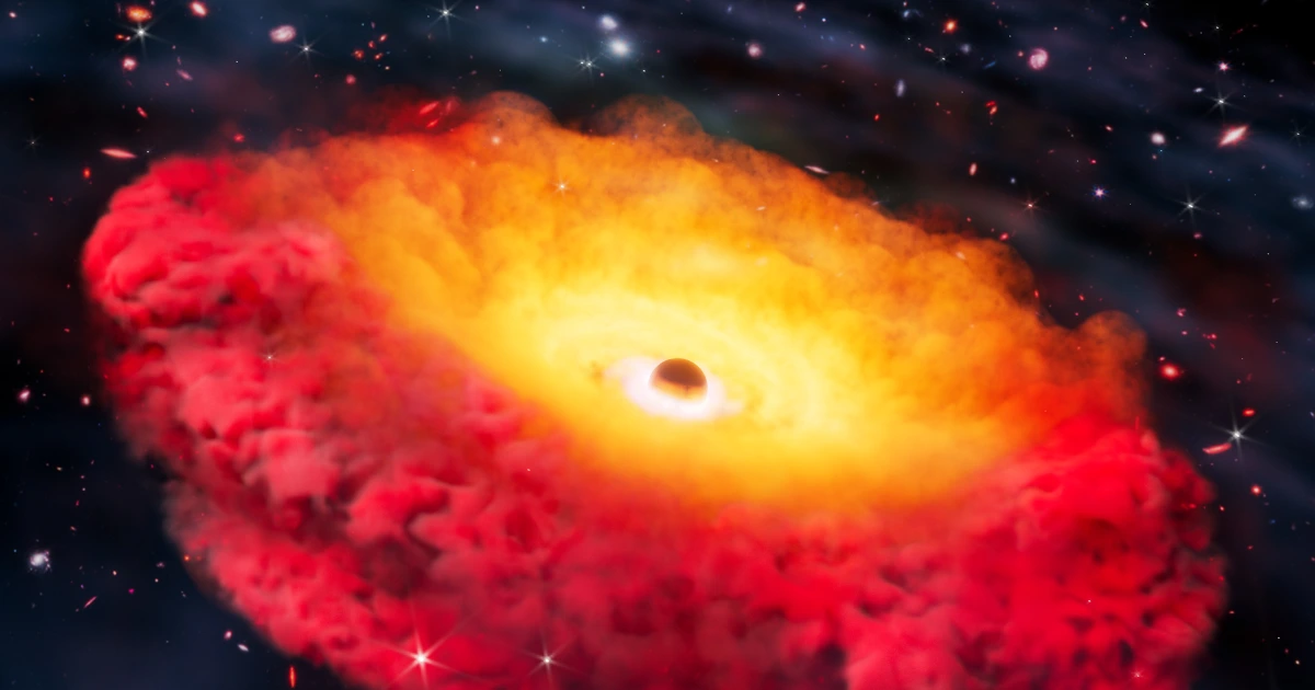 Featured image for Oldest and Largest Black Hole Offers Glimpse into the Universe's Dawn