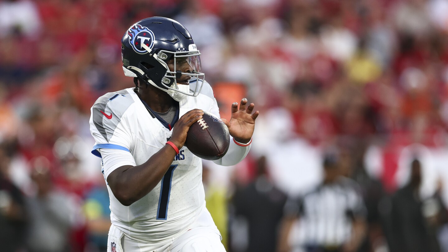 Titans' Rookie Cam Ward Shines in Preseason Debut with TD Drive