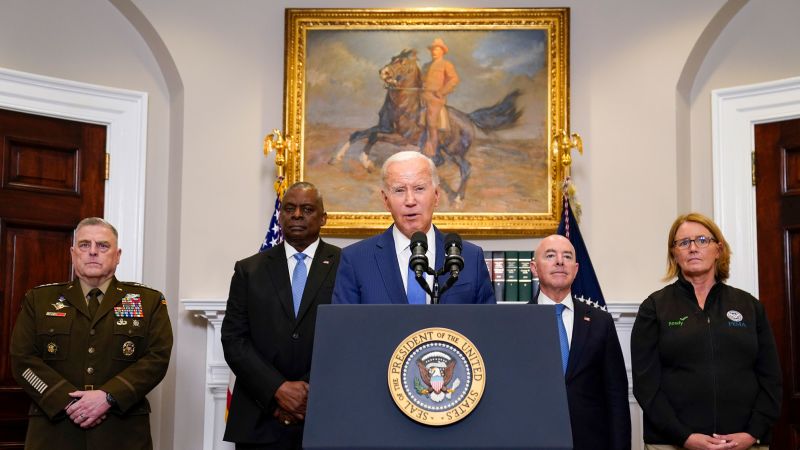 Biden Holds GOP Accountable for Insufficient Natural Disaster Funding