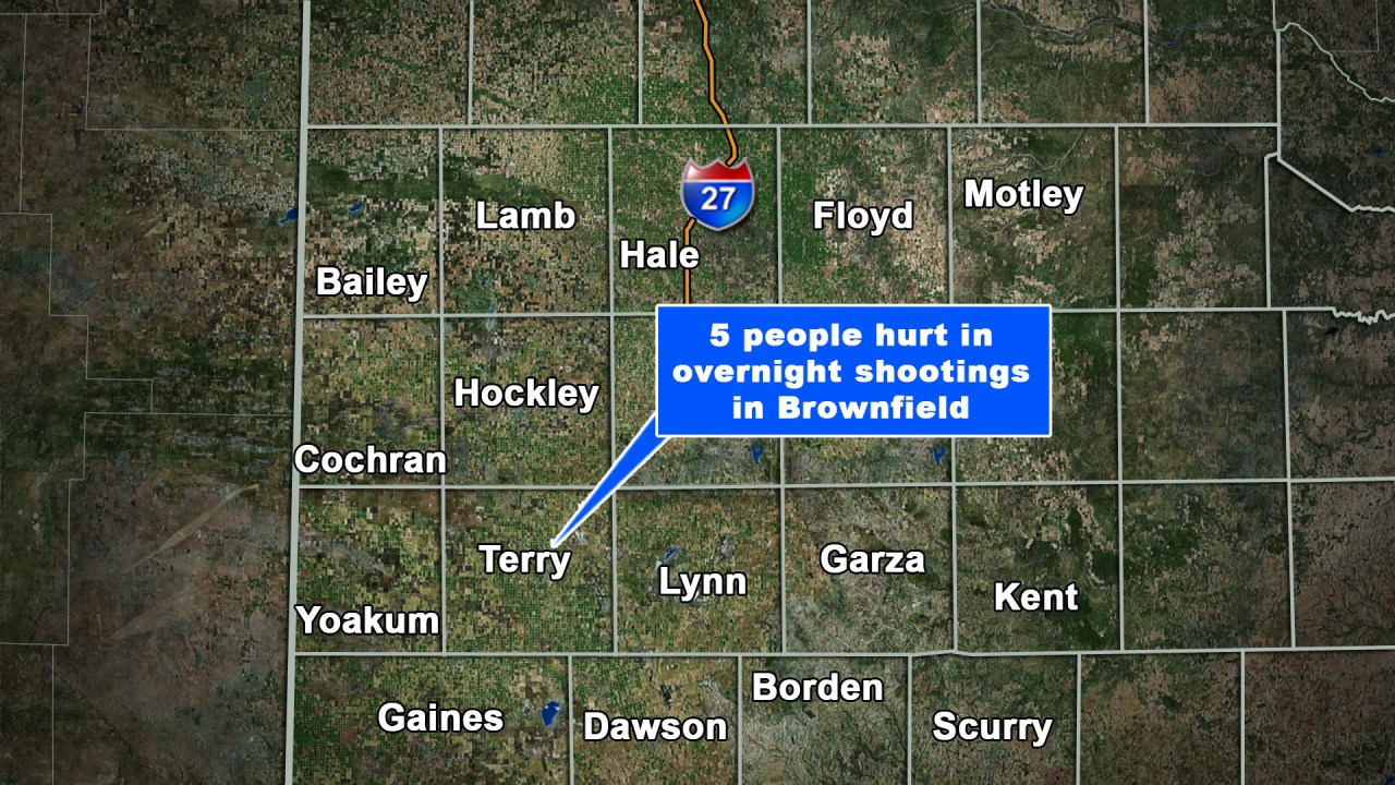 Multiple Shootings in Brownfield and Odessa Leave Several Injured and One Dead