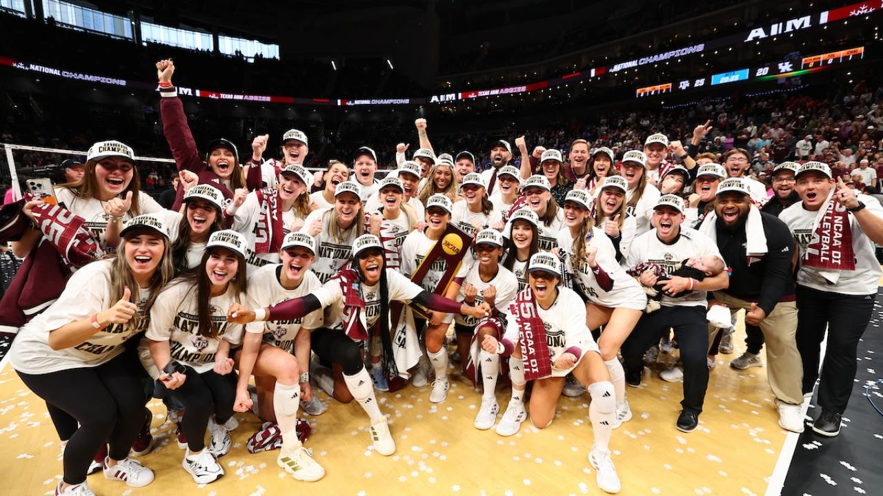Featured image for Texas A&M Women’s Volleyball Wins 2025 NCAA Championship