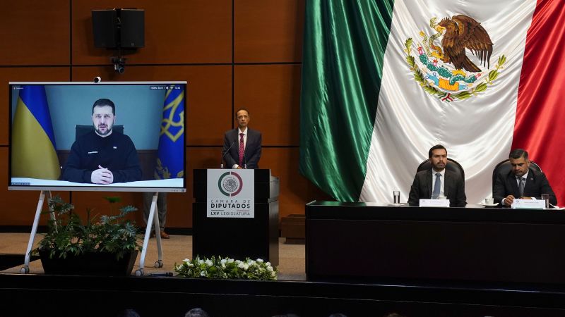 Zelensky seeks Mexican support for Ukraine's peace plan in Latin America.
