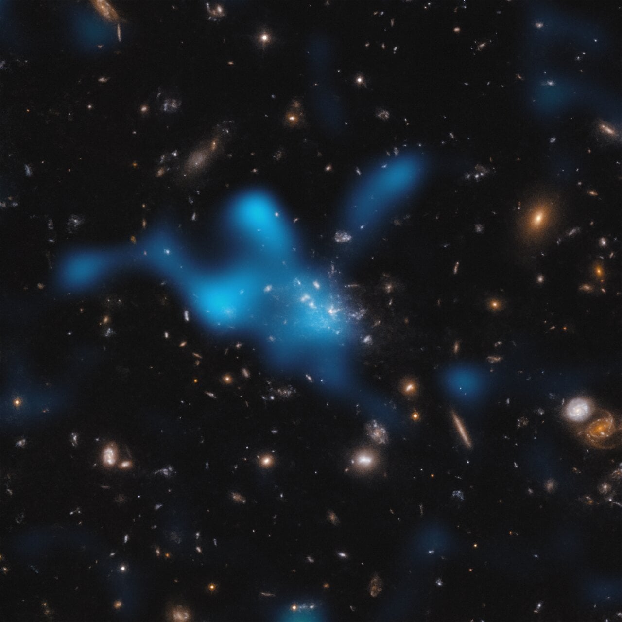 Featured image for Birth of Distant Galaxy Cluster Challenges Early Universe Theories