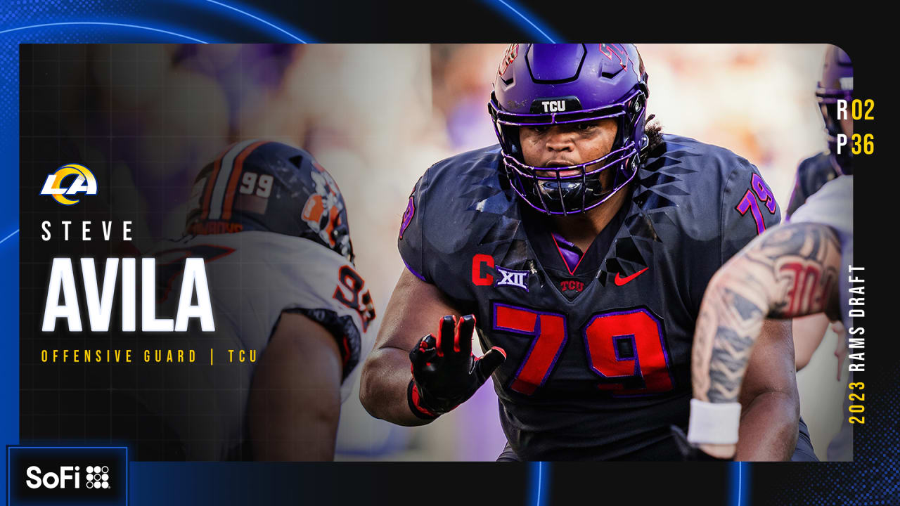 Rams' 2023 Draft Pick: TCU Guard Steve Avila