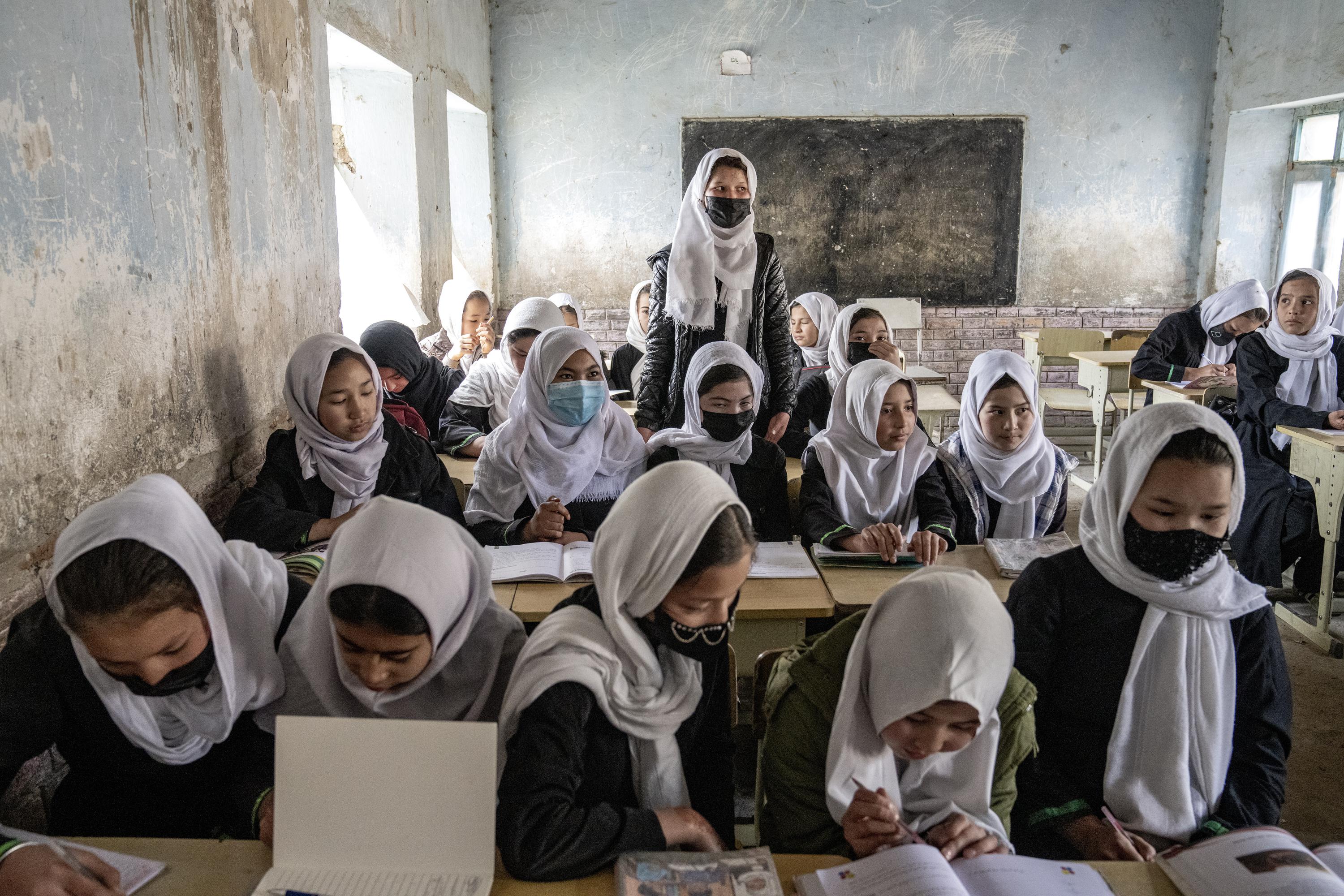 Taliban's Ban on Women's Education and Work Draws International Criticism