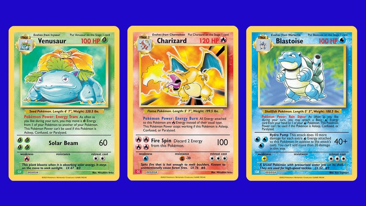 "£400 Pokémon Trading Card Game Classic: Limited Stock Sells Out, Reviving Old Cards"