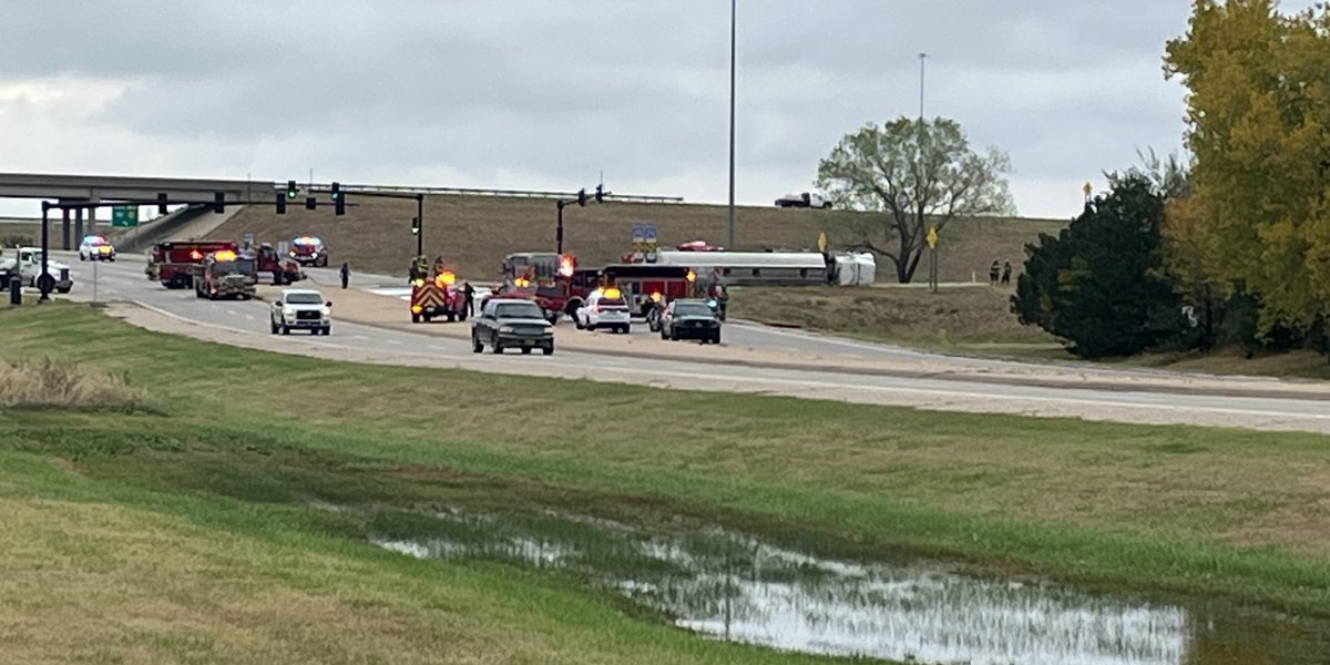 Featured image for Fuel Leak from Overturned Tanker Prompts Road Closures and Shelter-in-Place in North Wichita