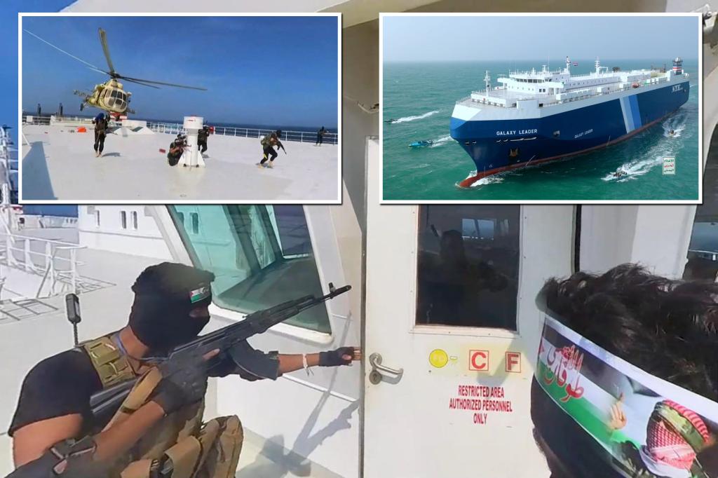 Houthi Rebels Hijack Israel-Linked Ship in Red Sea, Raising Concerns