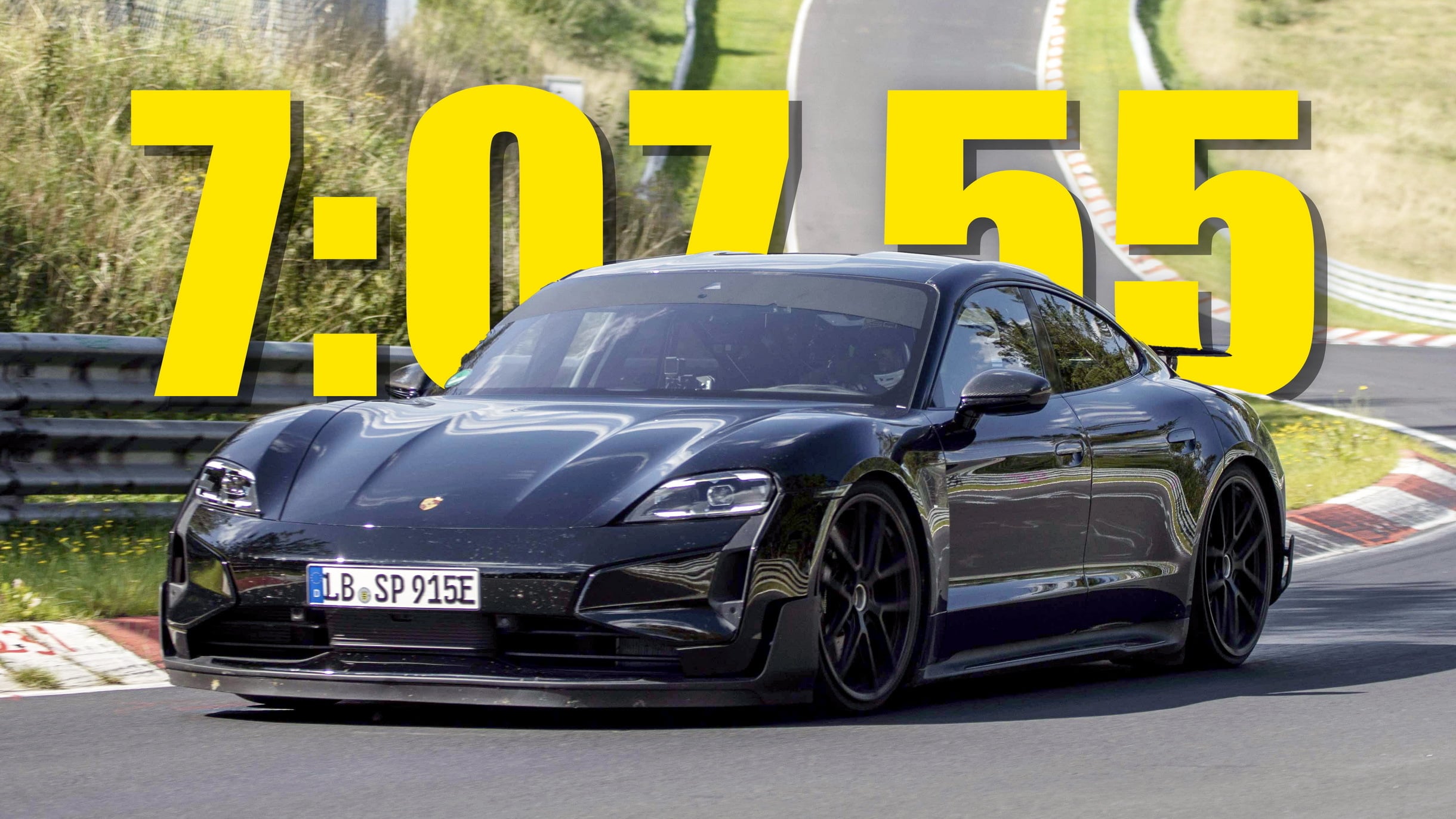 Porsche Taycan Sets New Nurburgring Record, Outpaces Tesla Model S Plaid