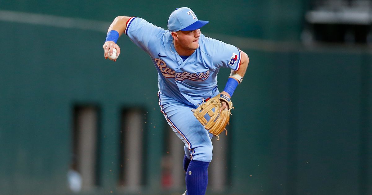 Featured image for "Texas Rangers Prospect Josh Jung Out with Broken Thumb"