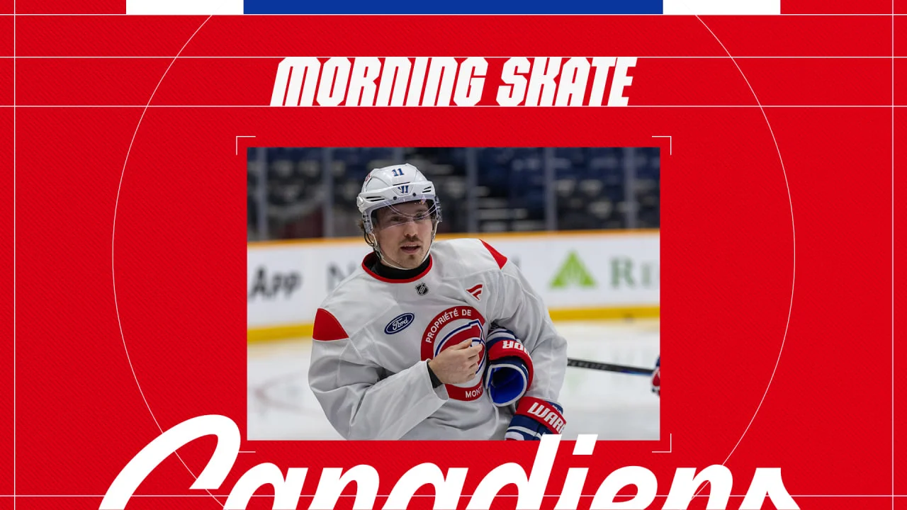 Canadiens set lineup in Nashville as win streak heads on the road