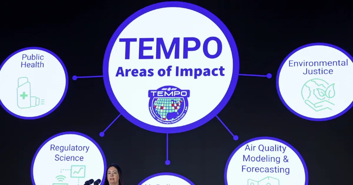 TEMPO Space Instrument Unveils NASA's Pollution Maps