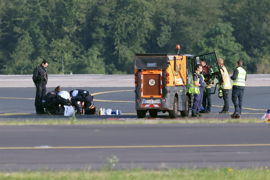 Featured image for "Unconventional Activists Cause Chaos with Runway Glue Protest, Grounding Flights"