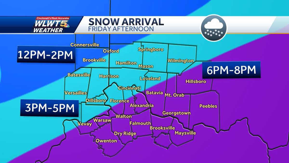 Friday Forecast: Snow Expected in Multiple Cities