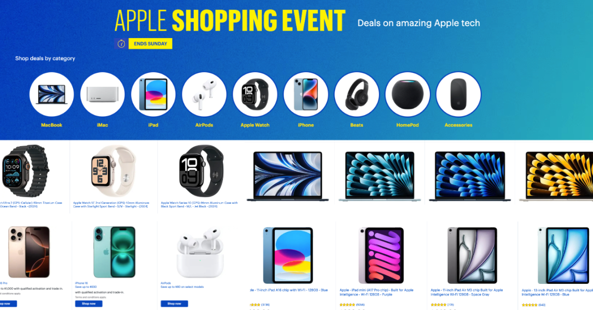 Featured image for Apple Launches Major Sale with Record-Low Prices on MacBooks and Accessories
