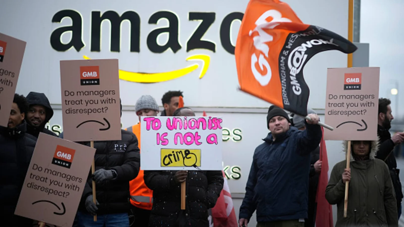 Amazon's Response to Unionizing and Driver Protests.